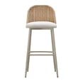 thumbnail image 2 of Pemberly Row Handmade Modern / Contemporary Cream Outdoor Barstool, 2 of 5