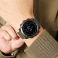 thumbnail image 3 of Digital Alarm Clock Large Display Men'S Outdoor Sports Watch with Luminous Dial, Waterproof for Swimming Running Hiking, Digital Watch Waterproof Multi-Function for Camping, 3 of 6