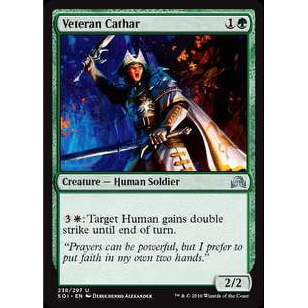 MtG Shadows Over Innistrad Uncommon Veteran Cathar #238