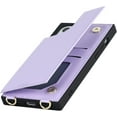thumbnail image 6 of for iPhone 14 Plus Crossbody Wallet Case with Detachable Adjustable Lanyard Strap & Card Slot Holder,Magnetic Flip Folio Purse,PU Leather Travel Case for Women & Men,6.7 Inch (Purple), 6 of 14