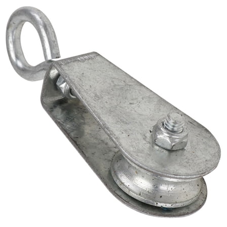 SEWCHICS Smooth Operation Heavy Duty Steel Pulley, Ideal for Sliding Door, Silver