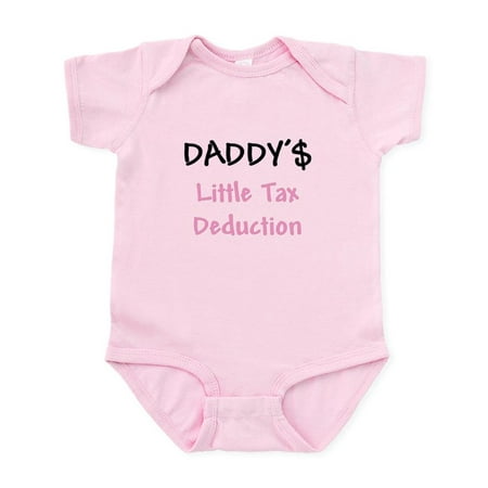 

CafePress - Daddy s Little Tax Deduction Infant Bodysuit - Baby Light Bodysuit Size Newborn - 24 Months
