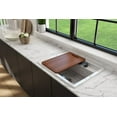 thumbnail image 5 of BOCCHI 2320 0007 Wooden Cutting Board for Baveno w/ Handle - Sapele Mahogany, 5 of 5