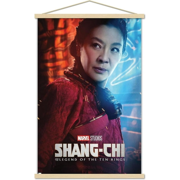 Marvel Shang-Chi and the Legend of the Ten Rings - Ying Nan One Sheet Wall Poster with Wooden Magnetic Frame, 22.375" x 34"