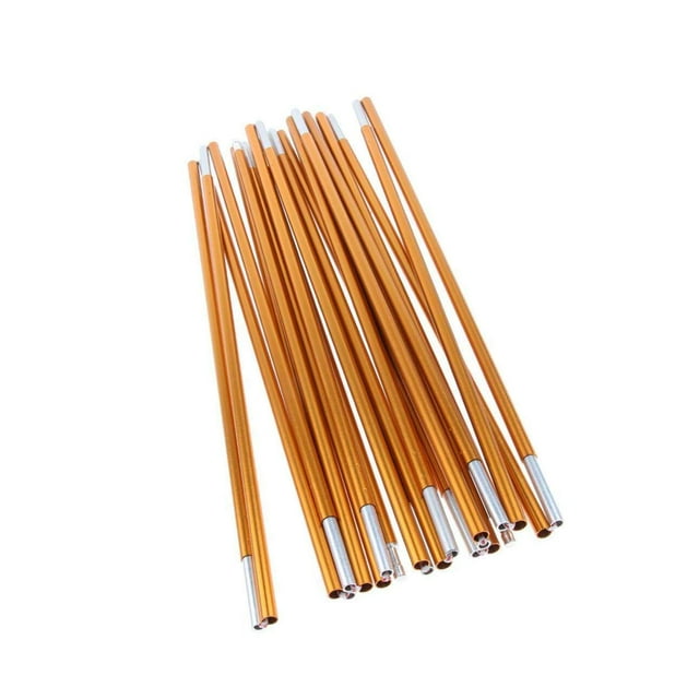 2 Pcs/Set Aluminum Alloy Camping Replacement Tent Travel Tent Awning Pole Kit Rod 19mm C