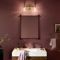 thumbnail image 2 of Kichler 55154CPZCLR Farum 2 Light 19" Wide Vanity Light - Bronze, 2 of 7
