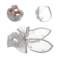 thumbnail image 3 of Unique Bargains 1 Pc Grace Rhinestones Bow Scrunchie Hair Elastic Band Gray, 3 of 5