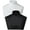 Black+white, variant on YEKEYI Detachable Collar Fake Turtleneck Lightweight Turtle Neck Dickey Collars for Women Girls