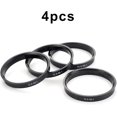 thumbnail image 2 of HUGFEGWE Car Hub Centric Rings 72.6-60.1 mm Set of 4 ABS Plastic Hub Rings CA919-123608, 2 of 6