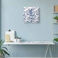 thumbnail image 6 of Canvas Print Wall Art Oil Paintings Blue Chinoiserie Garden Pavilion Picture Prints Artwork for Living Room Kitchen Bathroom Bedroom,Stretched and Framed Ready to Hang,Asian Scenic Hill Boat Plant, 6 of 9