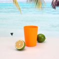 thumbnail image 4 of Mainstays Orange Polypropylene Round Tumbler 19oz 1pc, 4 of 5
