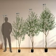 thumbnail image 6 of Romswi 7FT Artificial Olive Tree Tall Fake Potted Olive Tree with Lifelike Fruits Faux Olive Tree For Home House Office Decor Indoor, 6 of 11