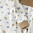 thumbnail image 7 of TOWED22 Toddler Boy Outfit Long Sleeve Print Sweatshirts and Pants Set 2Pcs Infant Baby Spring Fall Winter Clothes Sets Size:6-12 M,Color:Brown, 7 of 7
