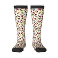 thumbnail image 2 of Picia Women Crew Soft Moisture-wicking Socks Ice Cream Popsicles Pattern Design Cotton Socks, One Size fit All, 2 of 9