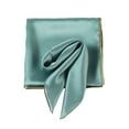 thumbnail image 2 of Olive Tree Pure Silk Scarf | Sage Green, Olive Green, Olive Purple | Small Head Scarf Or Large Square Shawl | Solid Colour Collection, 2 of 10