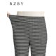 thumbnail image 3 of Pantalones Cargo gruesos a cuadros para mujer, Pantalones elásticos de cintura alta, moda coreana, elegantes, invierno, RZBY2235, 3 of 3