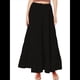 thumbnail image 3 of Falda Larga Informal Elegante de Verano para Mujer, con , de Cintura Alta, Corte A, Holgada y con Vuelo. Negro M, 3 of 8