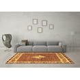 thumbnail image 3 of Ahgly Company Indoor Rectangle Abstract Brown Modern Area Rugs, 4' x 6', 3 of 4