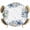 white, variant on Elastic Fitted Round Tablecloth, Starfish Coastal Waterproof Stretch Table Cover for 45"-54" Tables, Nautical Eucalyptus Leaves Summer Ocean Washable Outdoor Tablecloths for Patio, Picnic, Camping