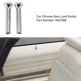 thumbnail image 4 of Perilla De Cerradura De Puerta Interior De Coche, 2 Uds., Perillas De Cerradura De Puerta Cromadas Para Vehículo, Colorfast IN6728Z, 4 of 7