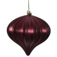 thumbnail image 5 of Vickerman 5.7" Magenta Matte Onion Ornaments with UV-Resistant Finish and Pre-Drilled Cap, Set of 3, 5 of 7