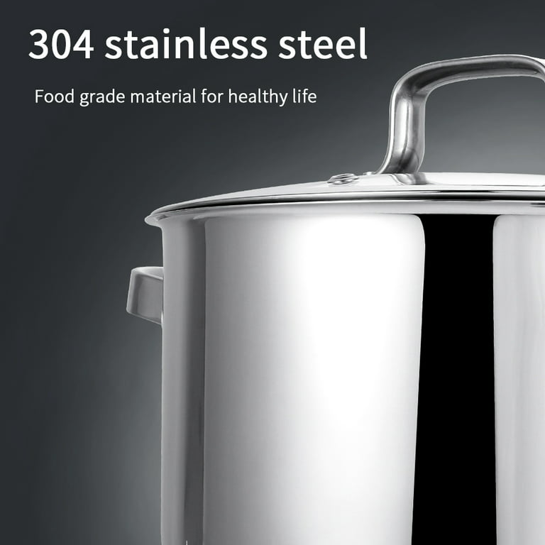 2 Quart 304 Stainless Steel Stock Pot