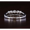 thumbnail image 4 of Blue Jewel Brilliant 1.6 Ct Round Cut Diamond Wedding Ring - 14K White Gold Plated Ring - Engagement Split Shank for Women's Ring - Bezel Set Design Silver Rings for Girls - Diamond Ring For Birthday, 4 of 7