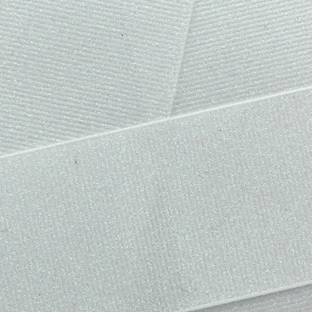 HBC 1.5" Dazzle Glitter Grosgrain Ribbon Grey 5 Yard