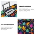 thumbnail image 3 of Susaid Colorful Dinosaur Print Elastic Washable Suitcase Cover with Hidden Zipper, Fits 18-32 Inch Luggage for Protection During Travel-Large, 3 of 7