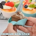 thumbnail image 2 of CAKETIME 24 Pcs Reusable Silicone Baking Cups Set, 2.75'' Standard Size Non-Stick Silicone Cupcake Muffin Liners, 2 of 9