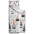 thumbnail image 2 of White Christmas Gnome and Snowflake Pattern Toddler Nap Mats for Kids Preschool,60"x20" Sleeping Mat Bag or Kids,Toddler Sleeping Bag,Toddler Nap Mat or Daycare, 2 of 6