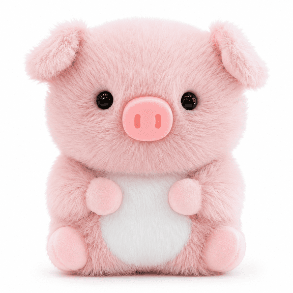 TIANCHANGZC Cute Pig Stuffed Animal Plush, 5 Inch Small, Soft Lightly Scented