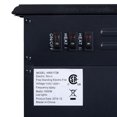 thumbnail image 5 of Costway Free Standing 23''Electric Fireplace 1500W Adjustable Heater Fire Tempered Glass, 5 of 5