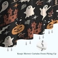 thumbnail image 6 of Vintage Halloween Scene Pattern Shower Curtain 36"x72" ,Bathroom Decorative Shower Curtains Set with 12 Hooks,Modern Waterproof Washable Shower Curtain, 6 of 6