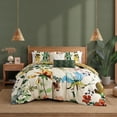 thumbnail image 5 of Bebejan Radiance 5 Piece Comforter Set, White, King, 100% Cotton Sateen, Reversible, All Season, Cozy Comfort, 5 of 9