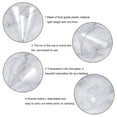 thumbnail image 3 of Vasos de plástico Qtmnekly, copas de vino transparentes, vasos reutilizables, copas de postre para cócteles, copas de champán, postres, 3 of 6