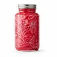 thumbnail image 3 of 32oz 4pk Glass Regular Mouth Rose Vintage Mason Jar with Lid and Band: Pink Canning Jars, Dishwasher-Safe, 3 of 8