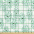 thumbnail image 2 of Flowers Fabric by the Yard, Floral Theme Beauty Blue Roses Pattern in Aquatic Colors Along Watercolor Style, Upholstery Fabric for Dining Chairs Home Decor Accents, Multicolor by Ambesonne, 2 of 5