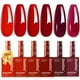 thumbnail image 1 of Set de esmaltes de uñas con forma de escarabajos, color rojo, 6 colores, 15 ml, 1 of 1