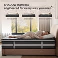 thumbnail image 4 of King Medium-Plush 14 Inch Hybrid Euro Top Mattress in a Box, ActiveCool Gel Memory Foam for Pressure Relief & Motion Isolation, Fiberglass-Free, CertiPUR-US Foam, 4 of 7