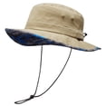 thumbnail image 2 of UPF 50+ Foldable Sun Hat Patterned Under Brim Bucket Hats for Summer Hiking Fishing Beach Safari Men Women, 2 of 7