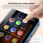 160GB MP3 Player with Bluetooth, S4 WiFi Music Player with Spotify, Spotify Kids,Audible, 4 Android MP4 MP3 Player for Kids (Blue_White)