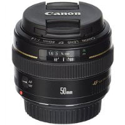 Canon EF 50mm f/1.4 USM Standard and Medium Telephoto Lens for Canon SLR Cameras, Fixed