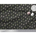thumbnail image 3 of Soimoi Black Cotton Duck Fabric Fruits Fabric Prints By Yard 42 Inch Wide, 3 of 3