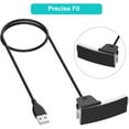 thumbnail image 5 of Tianle Charger Compatible with Fitbit Alta HR, Replacement USB Charging Cable Cord Clip Compatible with Fitbit Alta HR [2 Pack, 1m/3.3ft], 5 of 5