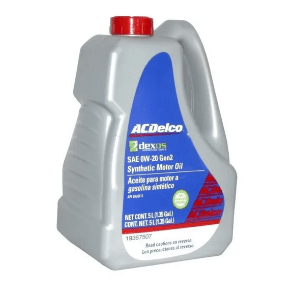 Aceite ACDelco Sintetico 0w20 Dexos2 5L Volumen: 5L