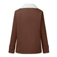 thumbnail image 4 of BILIKEYU Women's Winter Warm Fleece Lined Plain Color Coats Outerwear, Fleece Jacket Women, Winter Coats for Women, Winter Jackets for Women, 4 of 6
