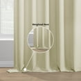 thumbnail image 3 of Half Price Drapes Gravity Ivory Italian Faux Linen Room Darkening Curtains (1 Panel), 50W X 120L, 3 of 11