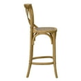 thumbnail image 5 of Counter Stool Chair, Natural, Wood, Bar Pub Cafe Bistro Dining Kitchen Hospitality Restaurant, Modern Contemporary HB33941, 5 of 12