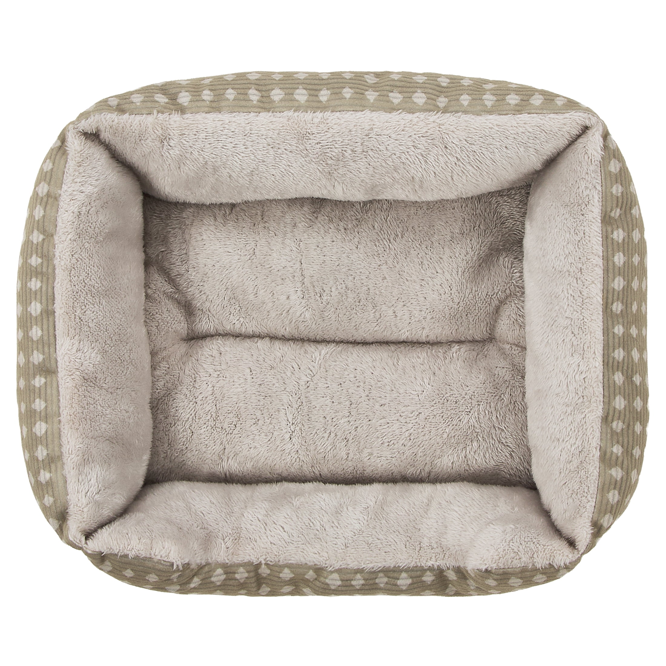 Vibrant Life Small Cuddler Pet Bed, Tan, 19" x 15"